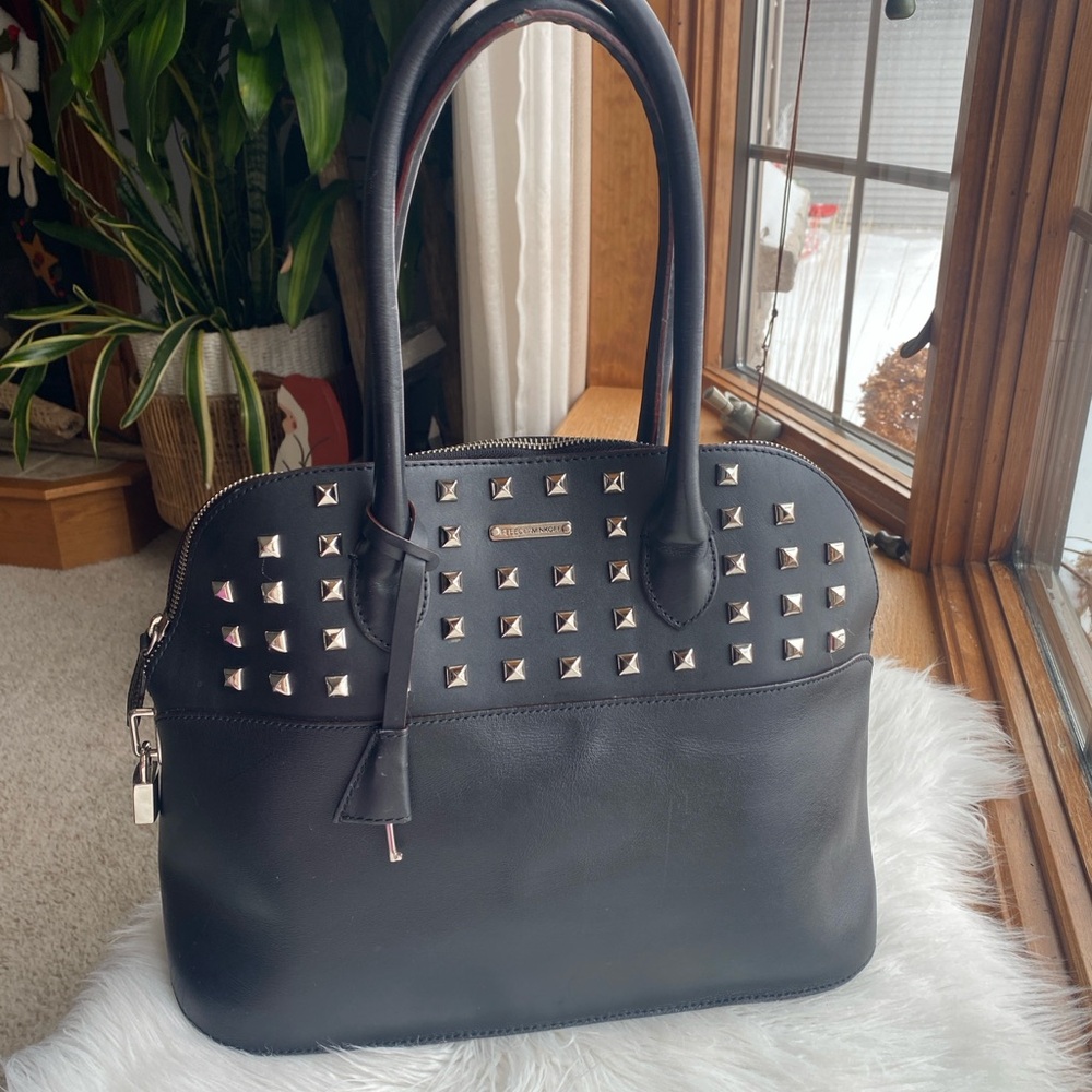 Rebecca Minkoff Black Studded Shoulder Bag